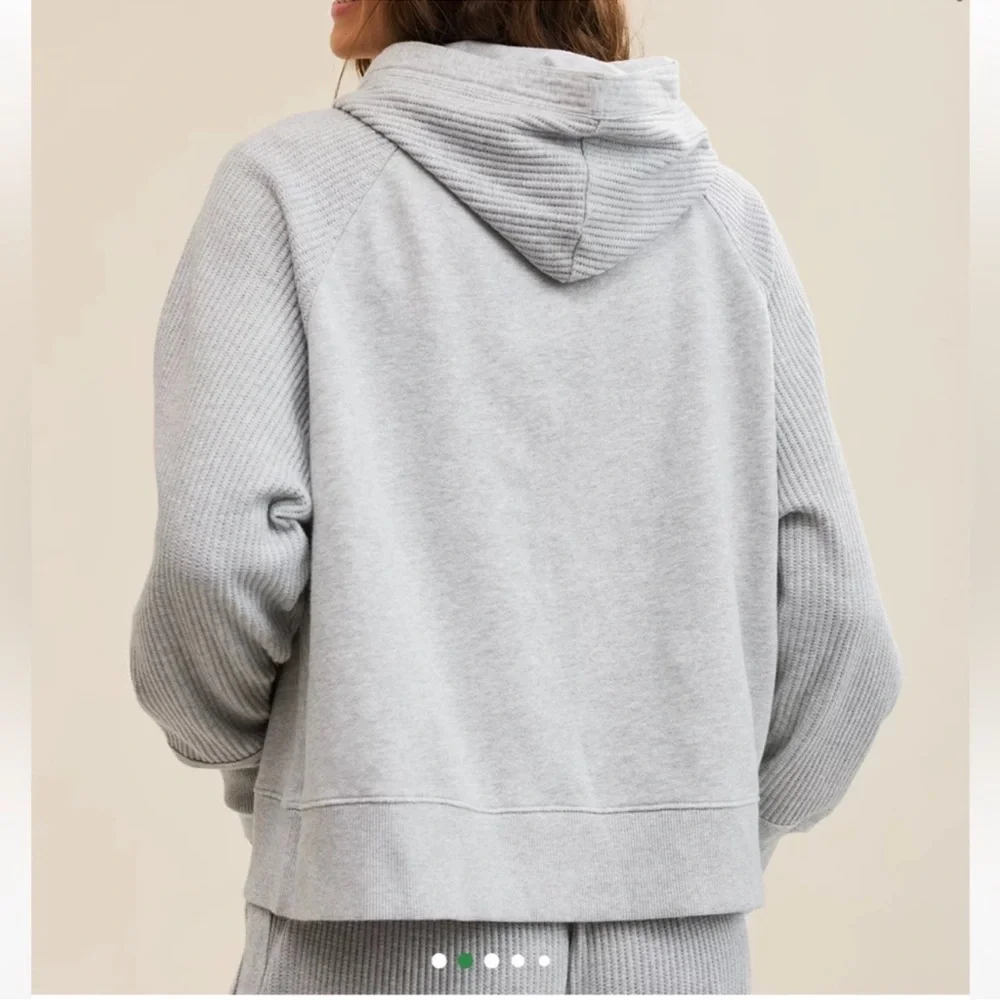 Aerie Essential Waffle Hoodie - Picture 4 of 8